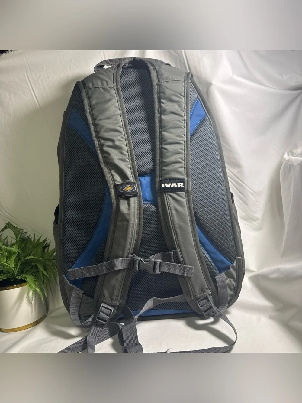 Ivar Revel Backpack Blue/Grey Backpack  Excellent Condition